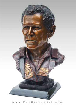 bronze bush bust